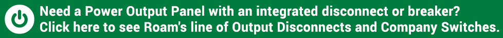 Banner linking to Output Disconnect/Company Switch page.
